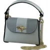 Toscanto Damen Leder Tasche grau hellgrau OTT833UKK
