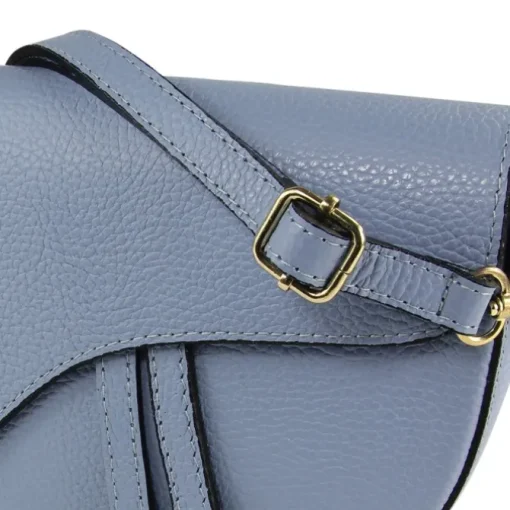 Toscanto Damen Leder Tasche hellblau OTT810SH