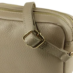 Toscanto Damen Leder Tasche beige taupe OTT809UN