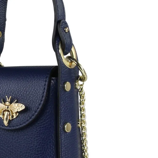 Toscanto Damen Leder Tasche blau OTT813UB