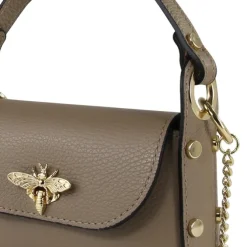Toscanto Damen Leder Tasche taupe beige OTT817UC