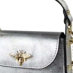Toscanto Damen Leder Tasche silber OTT817UJ