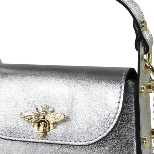 Toscanto Damen Leder Tasche silber OTT817UJ