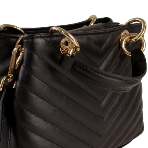 Toscanto Damen Leder Tasche schwarz OTTM810US