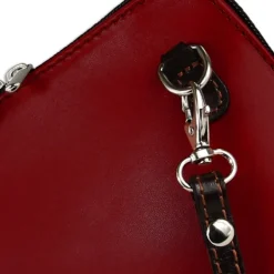 Toscanto Damen Leder Tasche rot schwarz OTT109UR