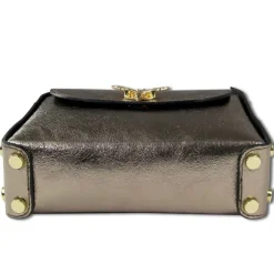 Toscanto Damen Leder Tasche bronze metallic braun OTT831UN3