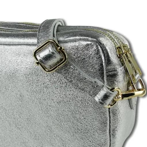 Toscanto Damen Leder Tasche silber OTT809UJ