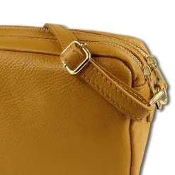 Toscanto Damen Leder Tasche gelb OTT809UY