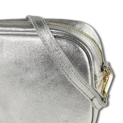 Toscanto Damen Leder Tasche silber metallic OTT811UJ