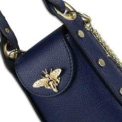 Toscanto Damen Leder Tasche blau OTT813UB