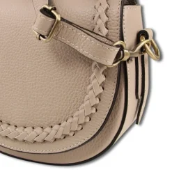 Toscanto Damen Leder Tasche taupe beige OTT806SC