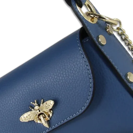 Toscanto Damen Leder Tasche blau OTT817UF