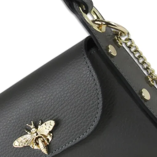 Toscanto Damen Leder Tasche grau OTT817UK
