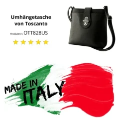 Toscanto Damen Leder Tasche schwarz OTT828US