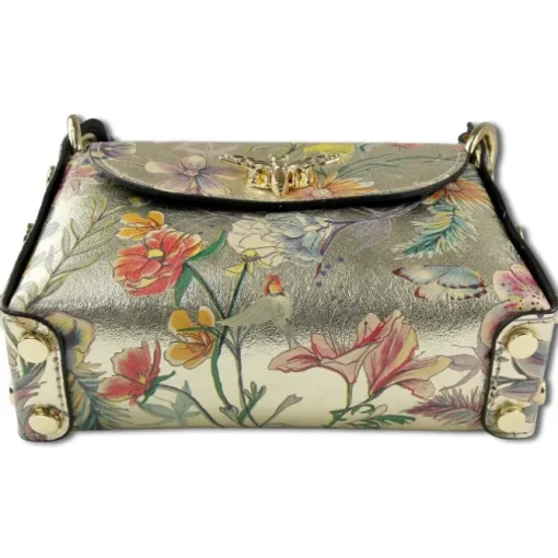 Toscanto Damen Leder Tasche gold farbig OTT832UZF