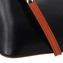 Toscanto Damen Leder Tasche schwarz braun OTT109UF