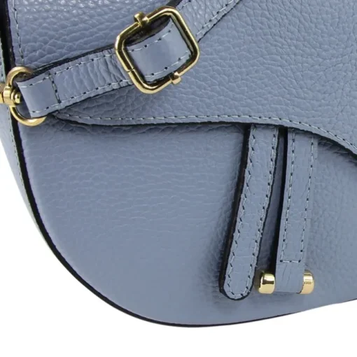 Toscanto Damen Leder Tasche hellblau OTT810SH