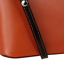 Toscanto Damen Leder Tasche cognac braun OTT109UO