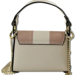 Toscanto Damen Leder Tasche beige rosa OTT833UIA