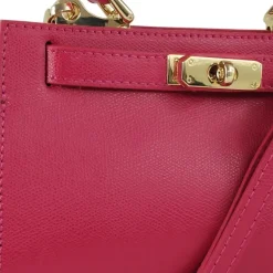 Toscanto Damen Leder Tasche pink fuchsia OTT812UP