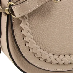 Toscanto Damen Leder Tasche taupe beige OTT806SC