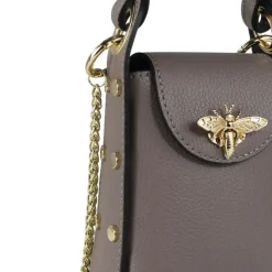 Toscanto Damen Leder Tasche braun taupe OTT813UN