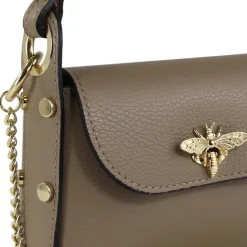 Toscanto Damen Leder Tasche taupe beige OTT817UC
