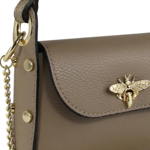 Toscanto Damen Leder Tasche taupe beige OTT817UC