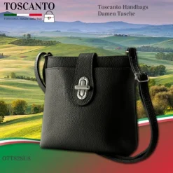 Toscanto Damen Leder Tasche schwarz OTT828US