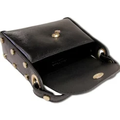 Toscanto Damen Leder Tasche schwarz metallic OTTM805UM