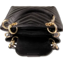 Toscanto Damen Leder Tasche schwarz OTTM810US
