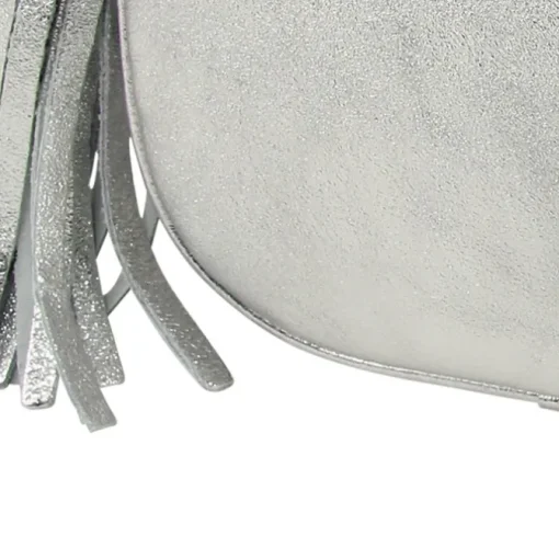Toscanto Damen Leder Tasche silber metallic OTT811UJ