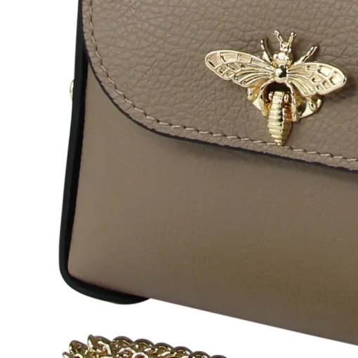 Toscanto Damen Leder Tasche taupe beige OTT817UC