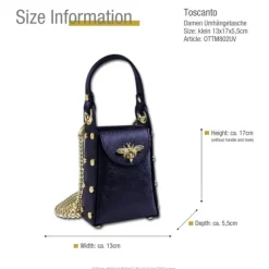 Toscanto Damen Leder Tasche lila OTTM802UV