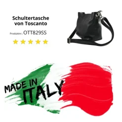 Toscanto Damen Leder Tasche schwarz OTT829SS