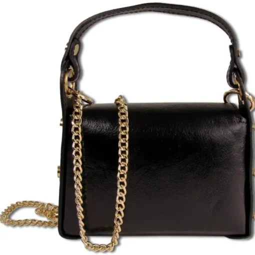 Toscanto Damen Leder Tasche schwarz metallic OTTM805UM
