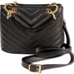 Toscanto Damen Leder Tasche schwarz OTTM810US