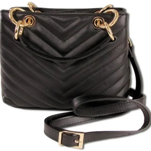 Toscanto Damen Leder Tasche schwarz OTTM810US