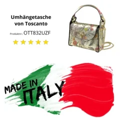 Toscanto Damen Leder Tasche gold farbig OTT832UZF