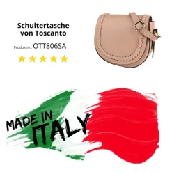 Toscanto Damen Leder Tasche rosa OTT806SA