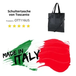 Toscanto Damen Leder Tasche schwarz OTT116US