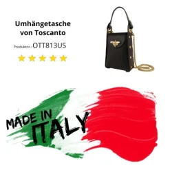 Toscanto Damen Leder Tasche schwarz OTT813US