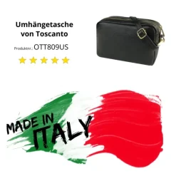 Toscanto Damen Leder Tasche schwarz OTT809US