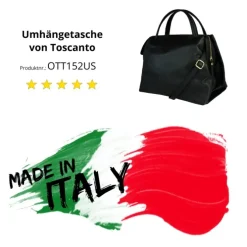 Toscanto Damen Leder Tasche schwarz OTT152US