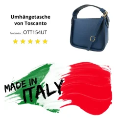 Toscanto Damen Leder Tasche türkis OTT154UT