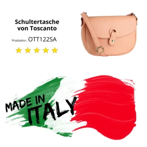 Toscanto Damen Leder Tasche rosa OTT122SA