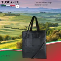 Toscanto Damen Leder Tasche schwarz OTT116US