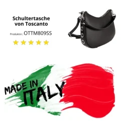 Toscanto Damen Leder Tasche schwarz OTTM809SS
