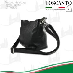 Toscanto Damen Leder Tasche schwarz OTT829SS