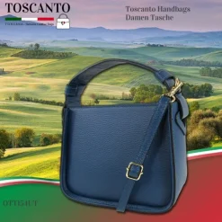 Toscanto Damen Leder Tasche türkis OTT154UT